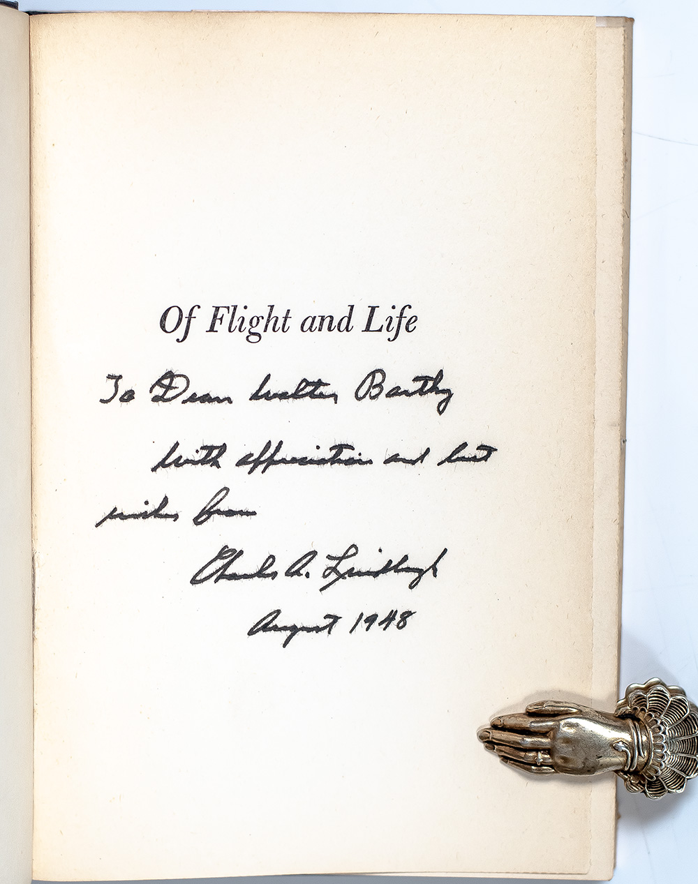 Of Flight and Life.