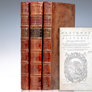 Opera Quae Extant Omnia. [The Complete Works of Plato].