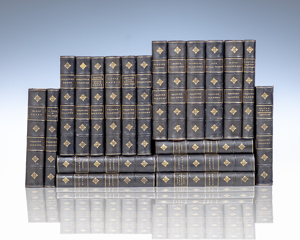 The Works of Charles Dickens Complete Editon in Twenty Volumes with Illustrations by Cruikshank, 'Phiz,' &c.