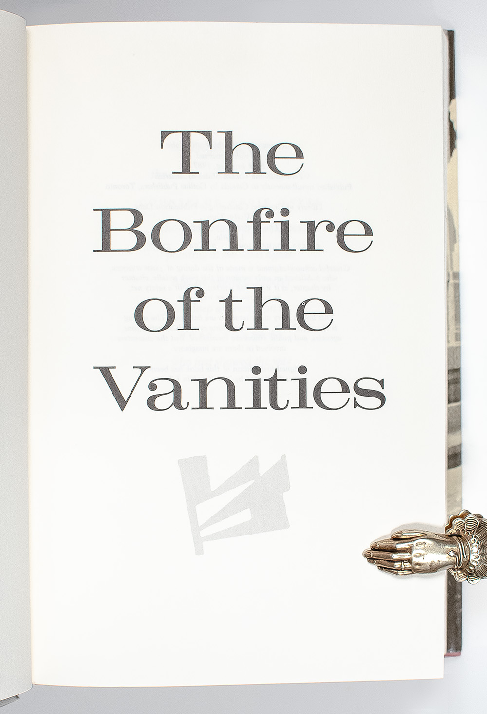 The Bonfire of the Vanities.