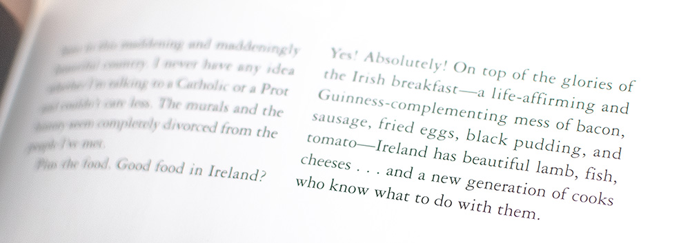 No Reservations: Around the World on an Empty Stomach.