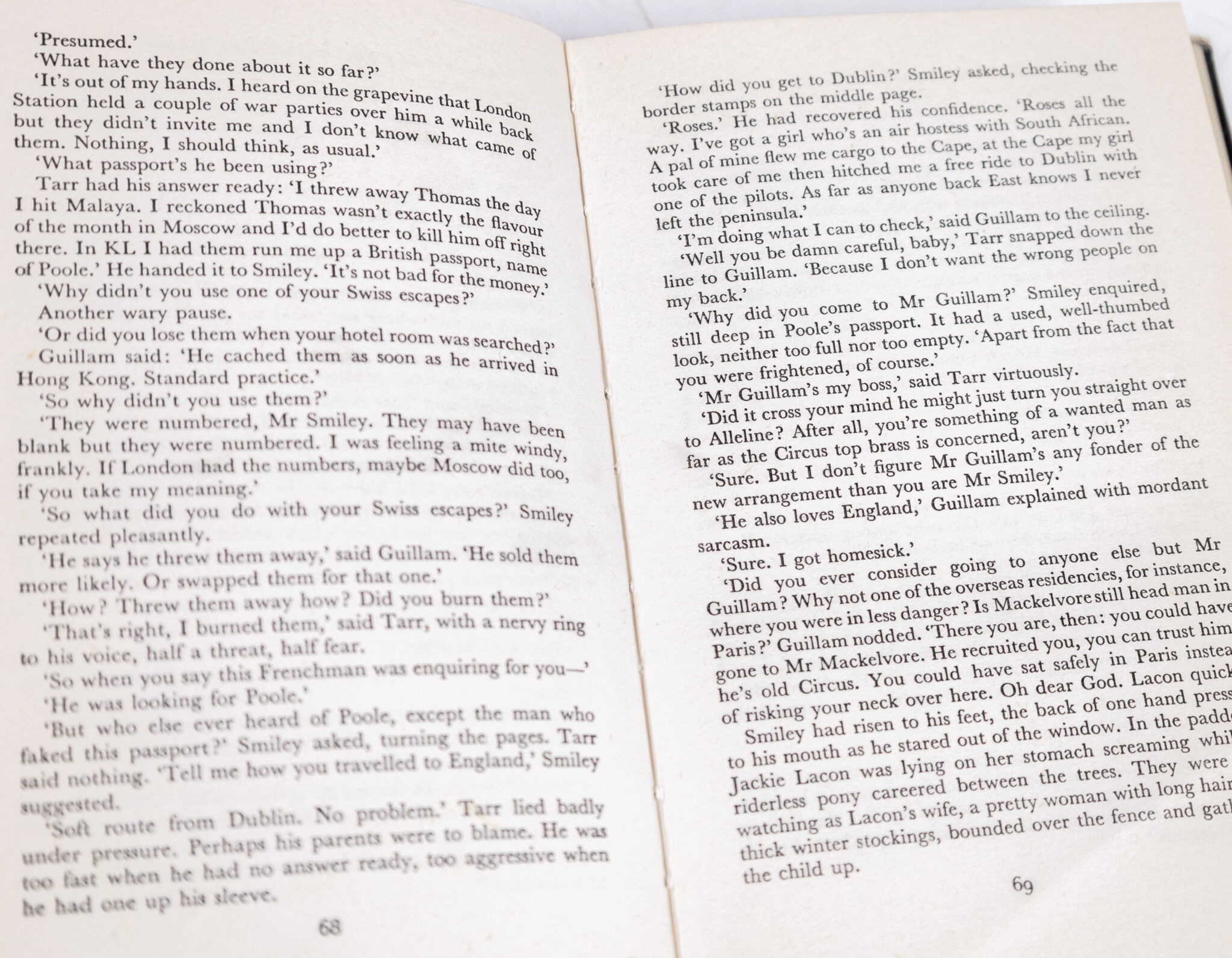 Tinker, Tailor, Soldier, Spy.