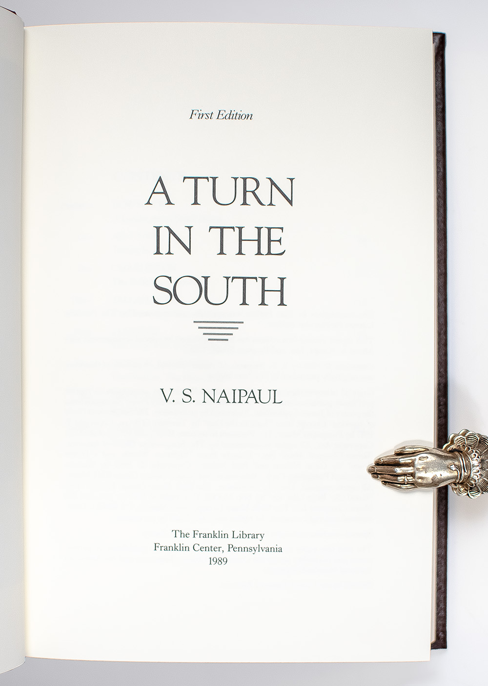 A Turn in the South.