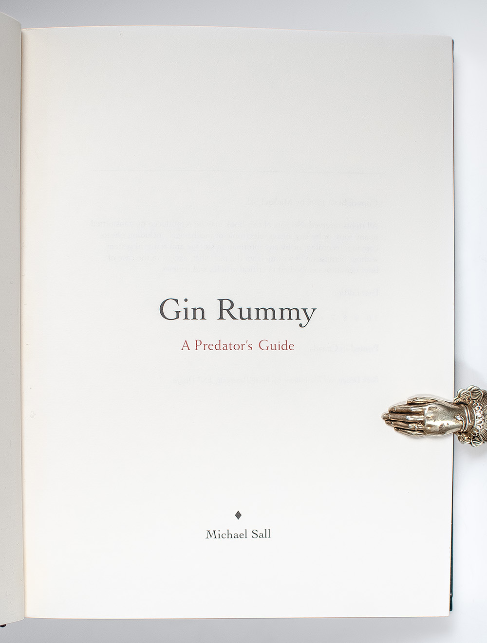 Gin Rummy: A Predator's Guide.