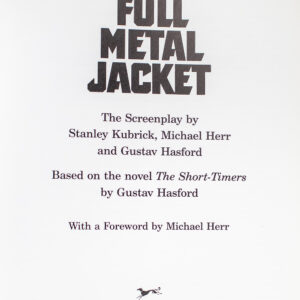 Full Metal Jacket: The Screenplay.