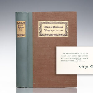 Plays in Prose and Verse: Written for an Irish Theatre, and Generally with the Help of a Friend.