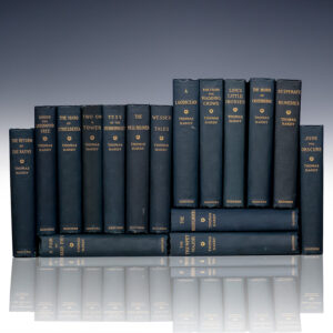 The Works of Thomas Hardy. [Including Far from the Madding Crowd; The Mayor of Casterbridge; The Trumpet-Major; Tess of the D'Urbervilles; A Pair of Blue Eyes; Two on a Tower; The Return of the Native; Desperate Remedies; Wessex Tales.]