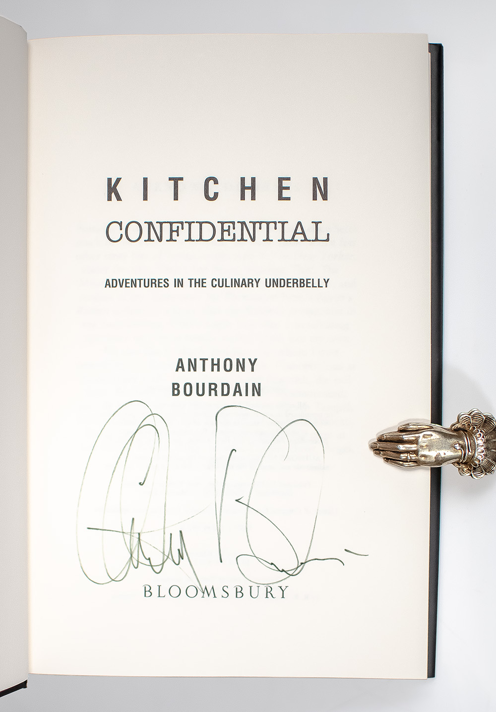 Kitchen Confidential: Adventures in the Culinary Underbelly.