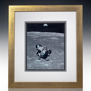 Neil Armstrong Apollo 11 Lunar Module 'Eagle' Signed Photograph.