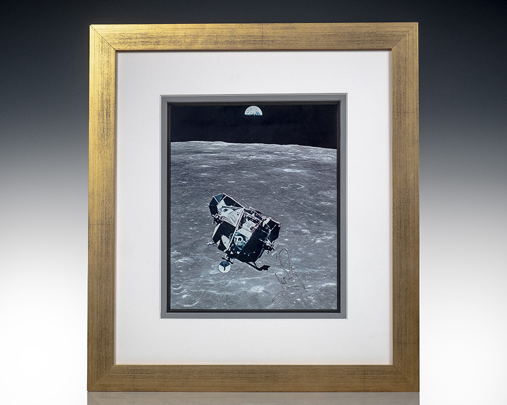 Neil Armstrong Apollo 11 Lunar Module ‘Eagle’ Signed Photograph.