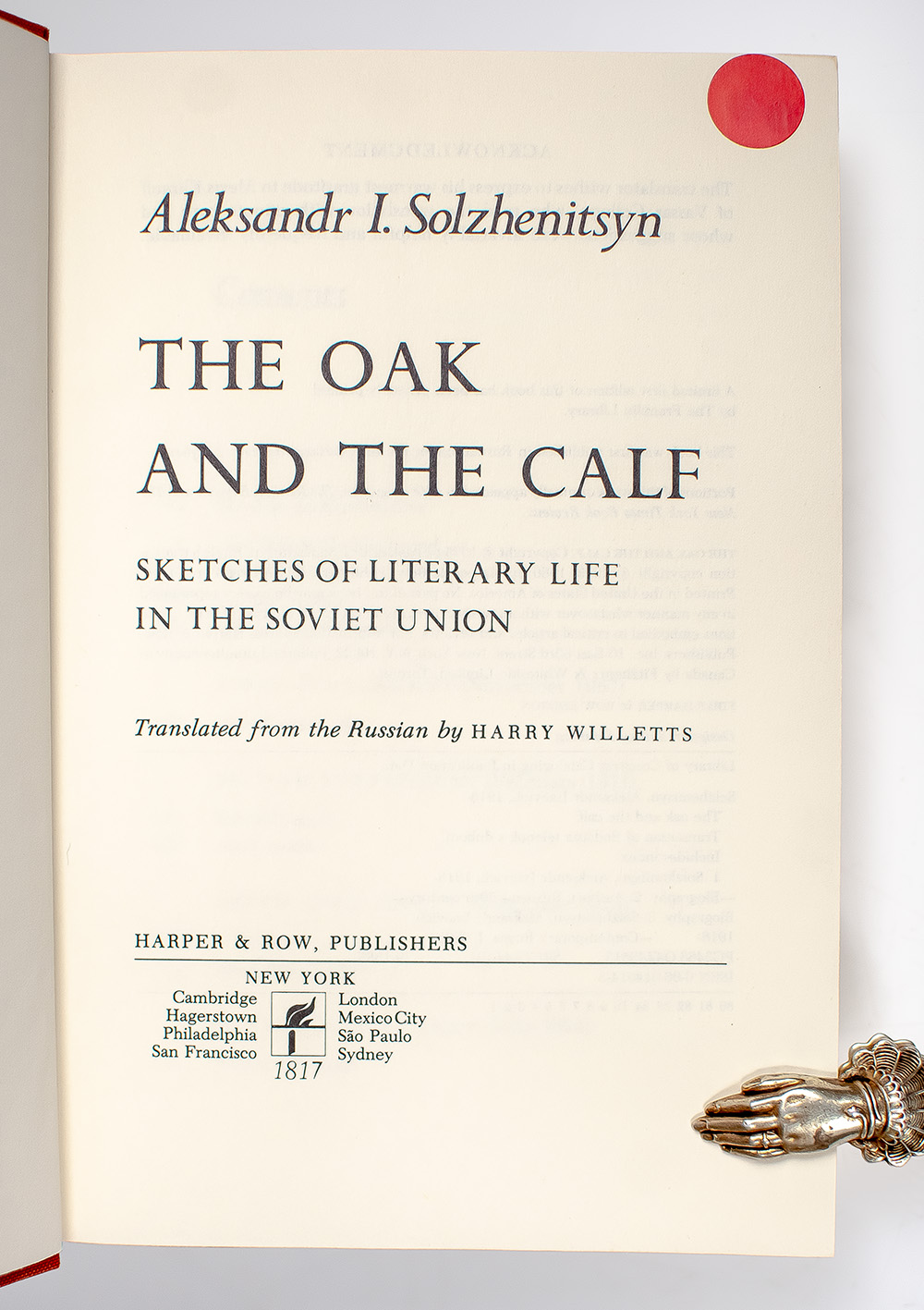The Oak and The Calf: Sketches of Literary Life in the Soviet Union.