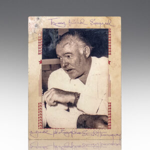Ernest Hemingway Signed Photograph.