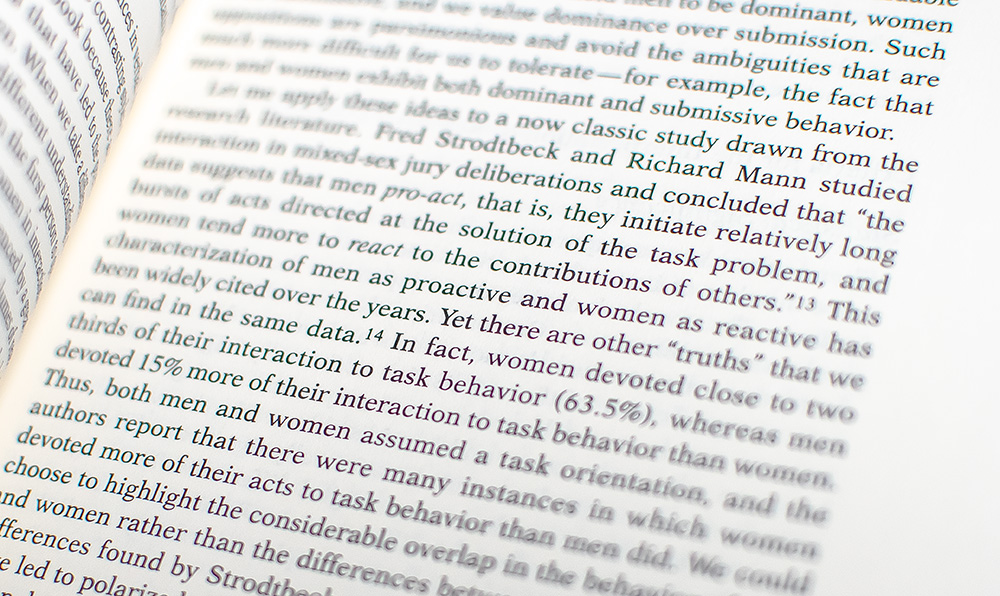 Men and Women in Interaction: Reconsidering the Differences.