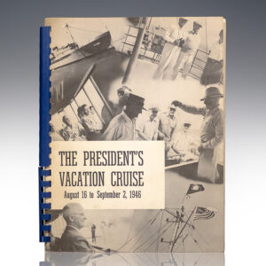 Log of the President's Vacation Cruise: August 16, 1946 to September 2, 1946.