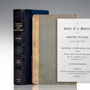 A Diary of a Journey Into North Wales, In the Year 1774.