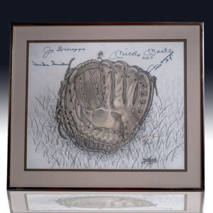 Mickey Mantle, Joe DiMaggio, Willie Mays, and Duke Snider Signed Limited Edition Color Print.