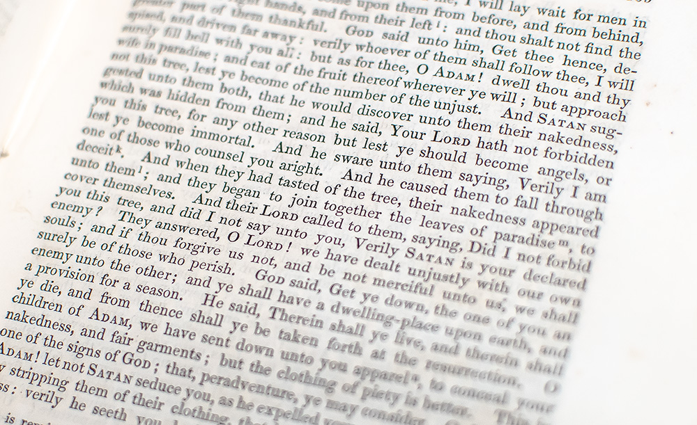 The Koran, Commonly Called the Alcoran of Mohammed, Translated into English Immediately from the Original Arabic; with Explanatory Notes, Taken from the Most Approved Commentators.
