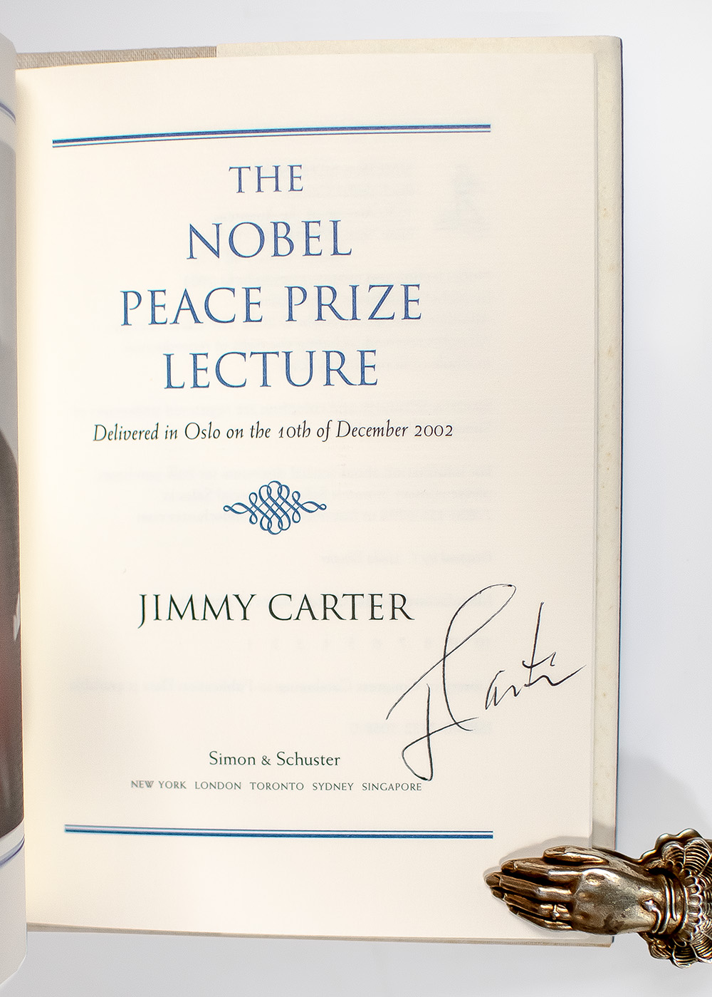 The Nobel Peace Prize Lecture.
