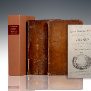 The Scots Musical Museum, Humbly Dedicated to the Catch Club. Instituted at Edinr. June 1771.