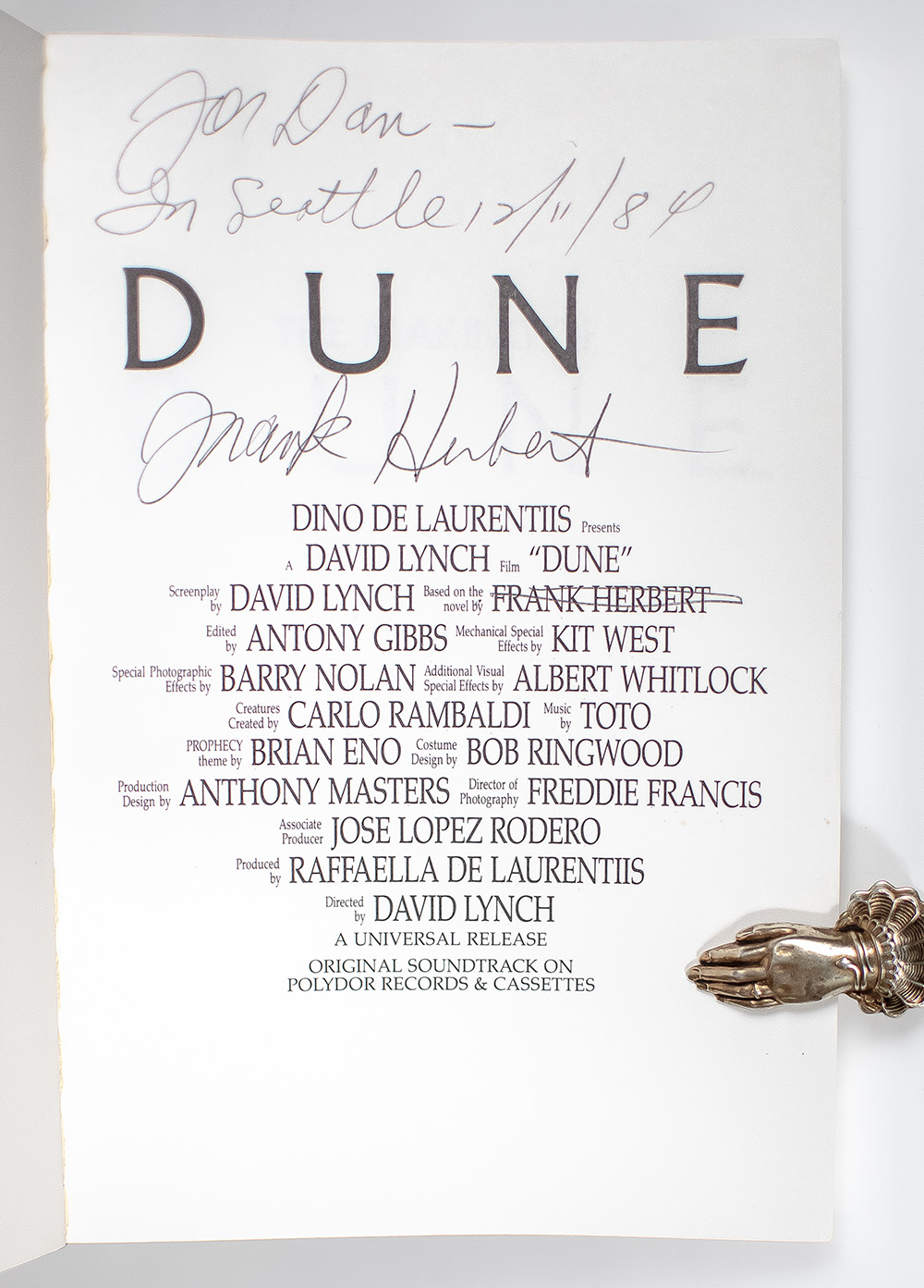 The Making of Dune.