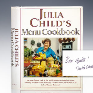 Julia Child's Menu Cookbook.