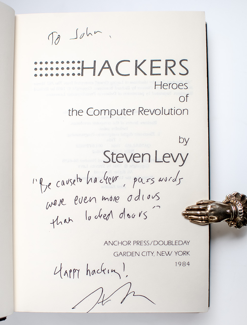 Hackers: Heroes of the Computer Revolution.