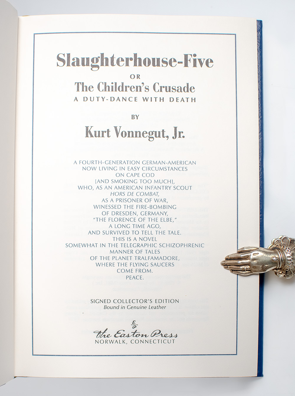 Slaughterhouse-Five, or The Children’s Crusade, A Duty-Dance With Death.