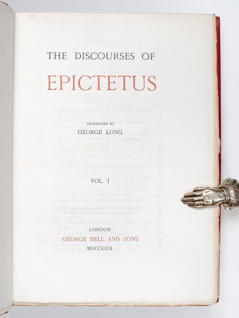 The Discourses of Epictetus.