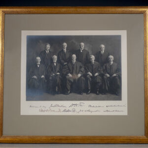William H. Taft Supreme Court Signed Photograph.
