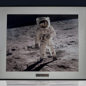 Buzz Aldrin Signed Photograph.