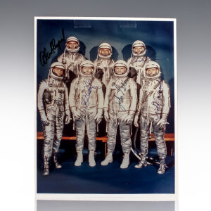 Project Mercury Astronauts Signed Photograph.