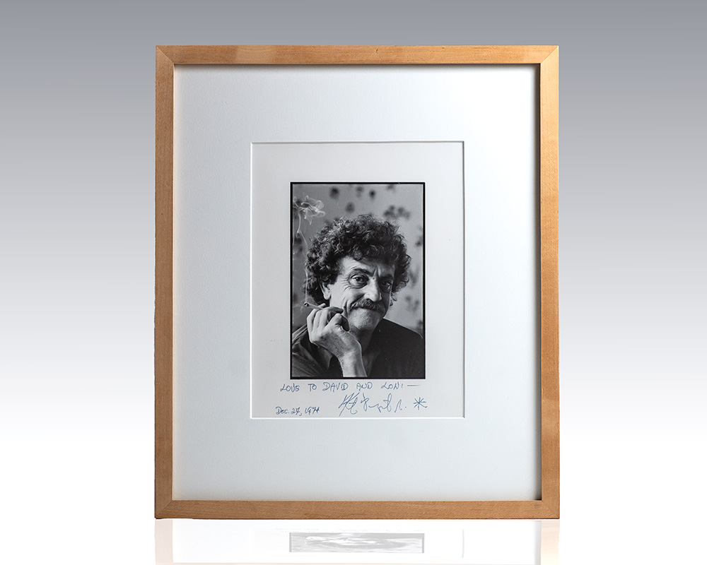 Kurt Vonnegut Signed Photograph.