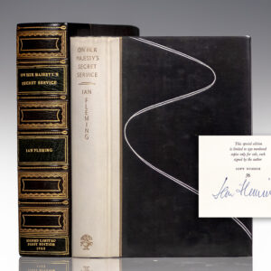 Signed limited first edition, the only Bond title issued in a limited edition, number 96 of 285 examples of the eleventh Bond novel.