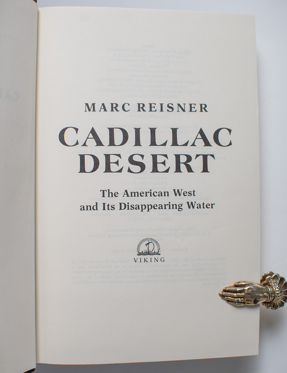 Cadillac Desert: The American West and Its Disappearing Water.
