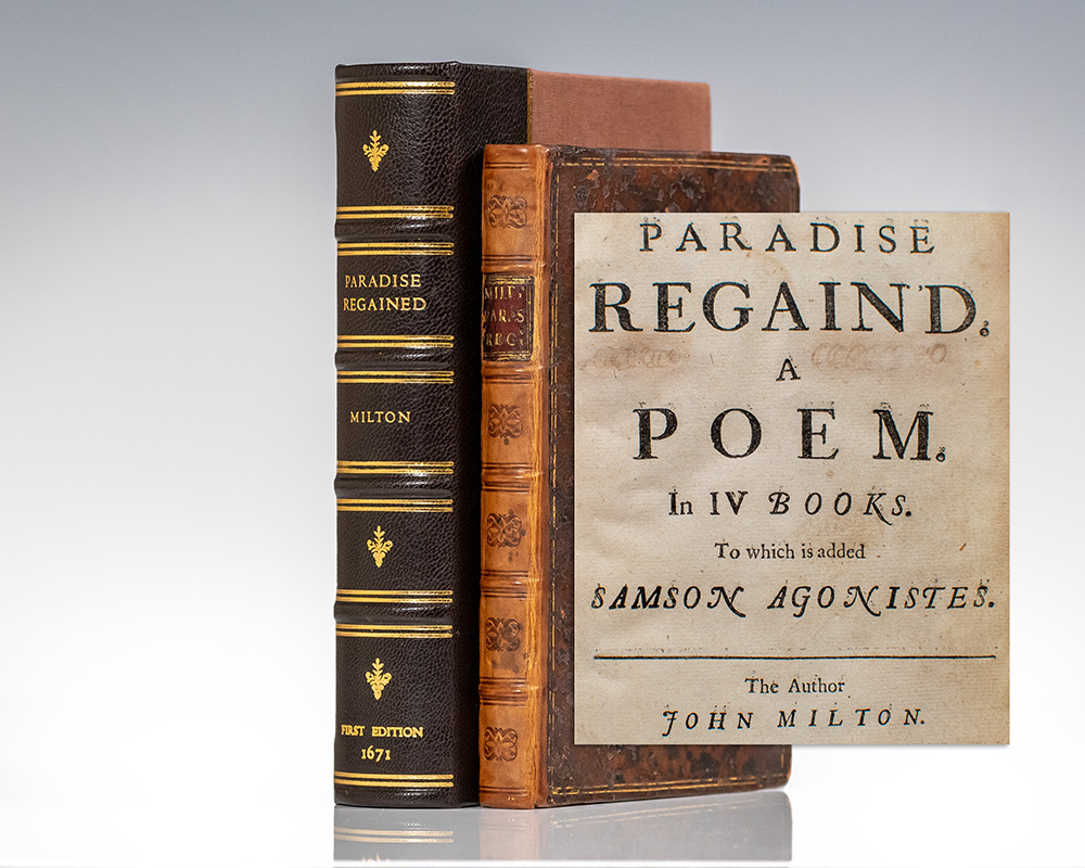 Paradise Regain’d. A Poem. In IV Books. To Which is Added Samson Agonistes.