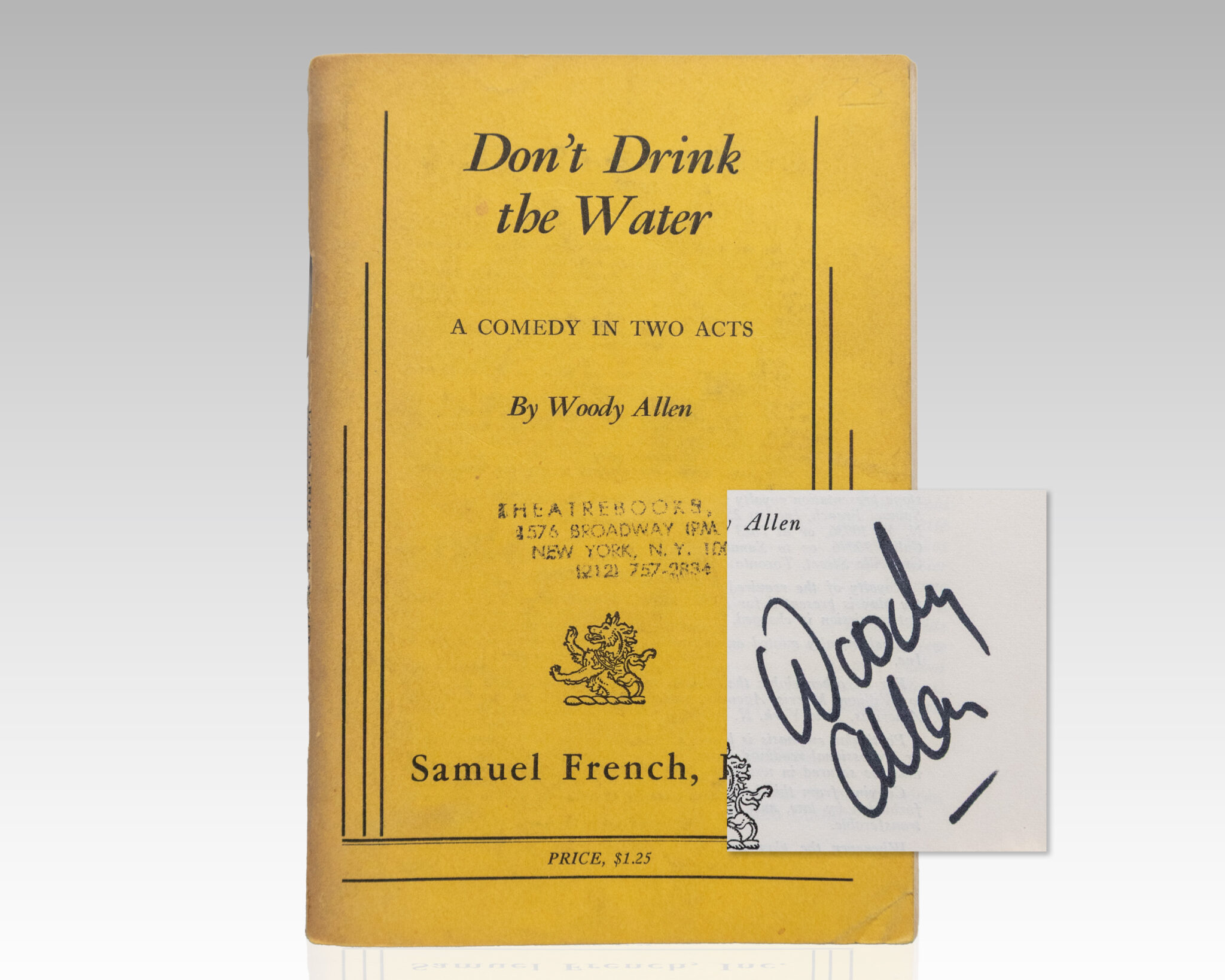 Don’t Drink the Water.