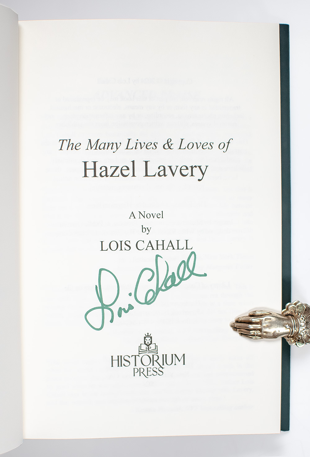 The Many Lives & Loves of Hazel Lavery.