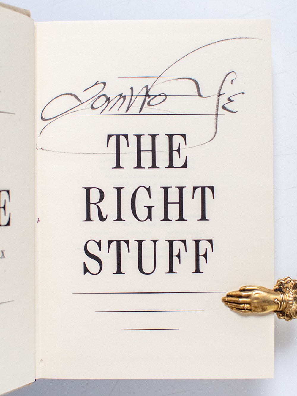 The Right Stuff.