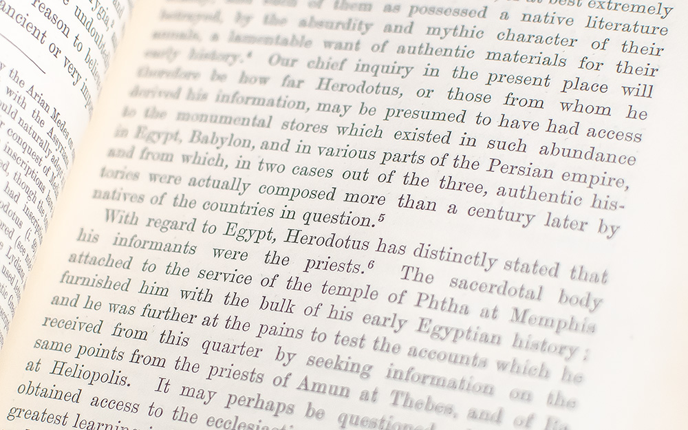History of Herodotus.