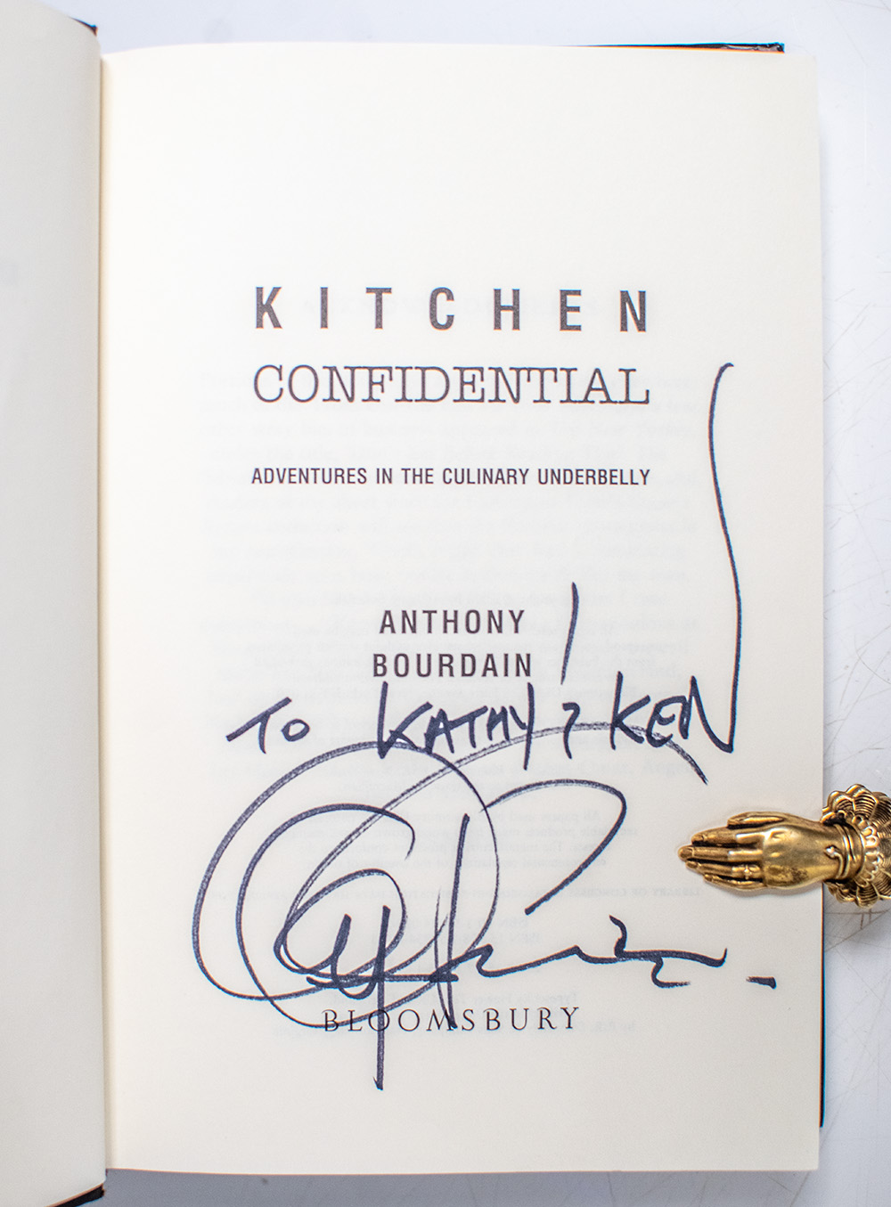 Kitchen Confidential: Adventures in the Culinary Underbelly.