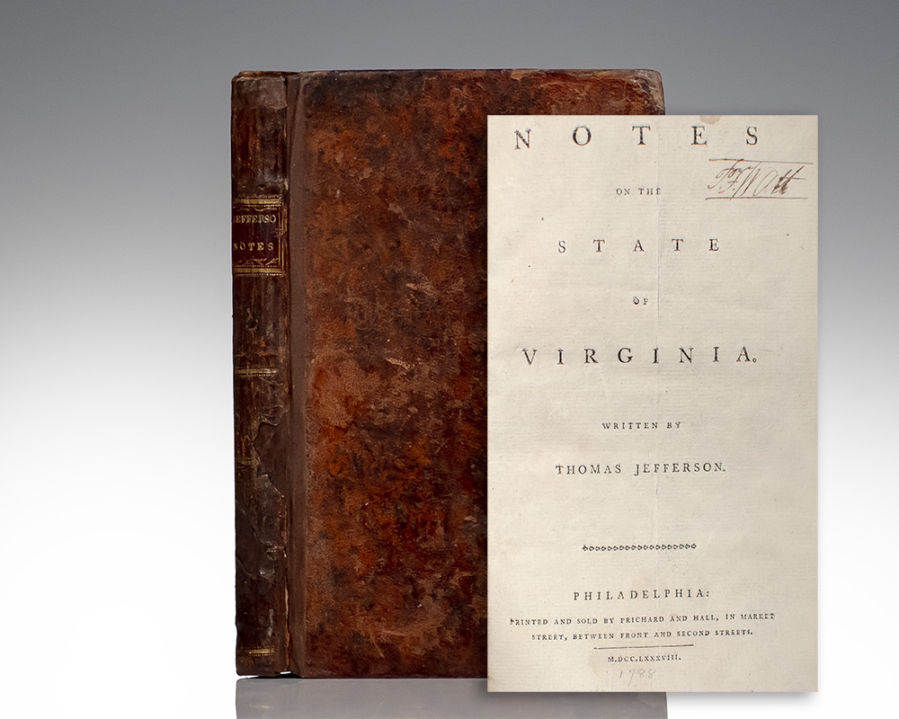 Notes on the State of Virginia.