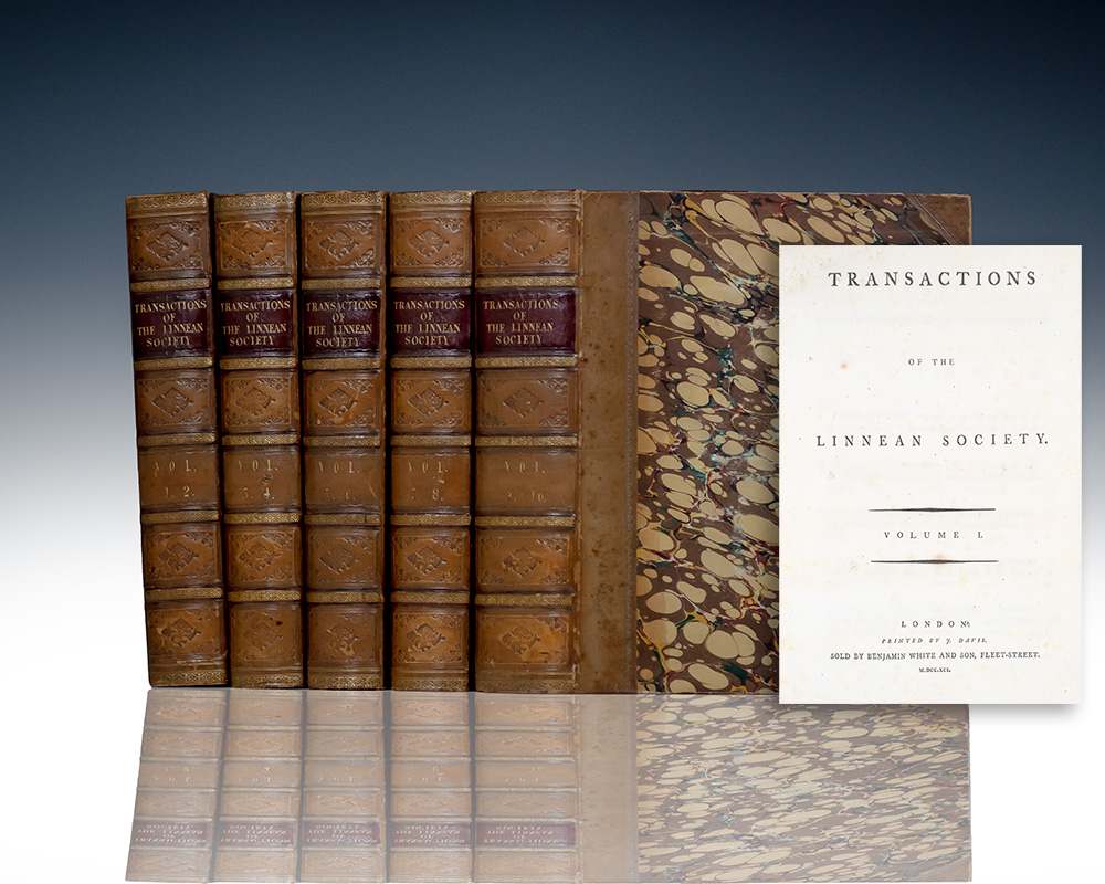 The Transactions of the Linnean Society of London. Vol. I-X.