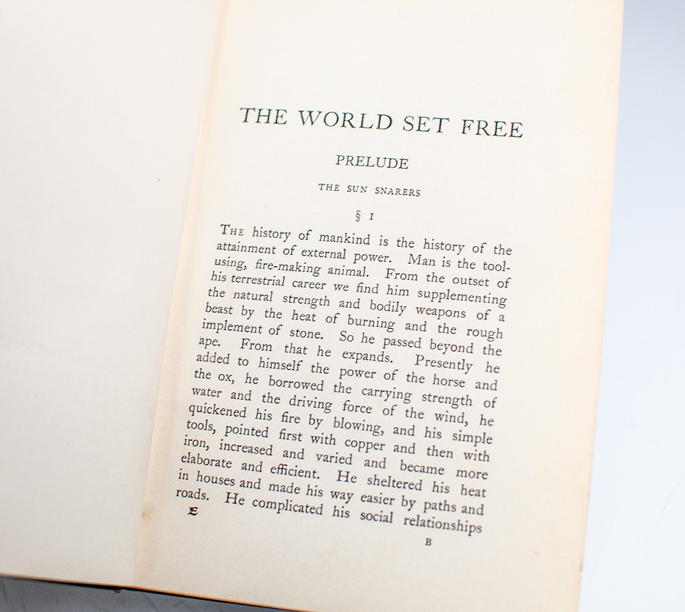 The World Set Free: A Story of Mankind.