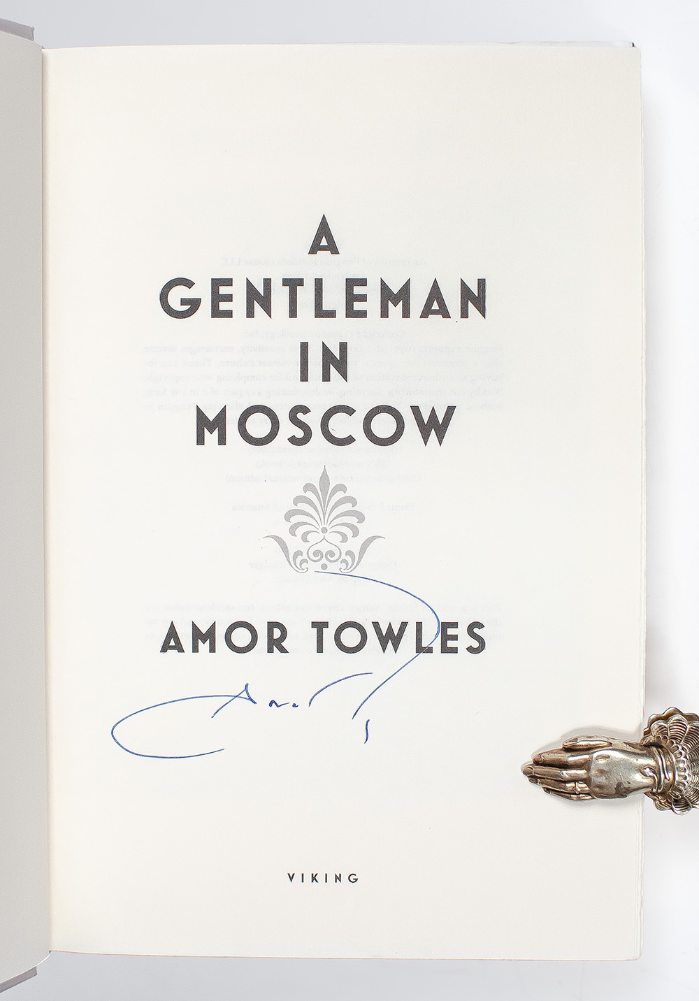 A Gentleman in Moscow.