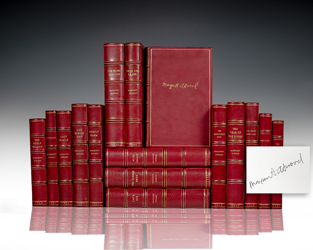 The Complete Works of Margaret Atwood. [The Edible Woman, Surfacing, Lady Oracle, Life Before Man, Bodily Harm, The Handmaid’s Tale, Cat’s Eye, The Robber Bride, Alias Grace, The Blind Assassin, Oryx and Crake, The Year of the Flood, MaddAddam, The Heart Goes Last, Hag-Seed, and The Testaments].