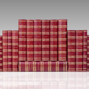 The Selected Works of Charles Dickens: Sketches by Boz Illustrative of Every-Day Life and Every-Day People, The Posthumous Papers of the Pickwick Club, The Life and Adventures of Nicholas Nickleby, Master Humphrey’s Clock, The Life and Adventures of Martin Chuzzlewit, Dombey and Son, The Personal History of David Copperfield, Bleak House, Hard Times. For These Times, Little Dorrit, A Tale of Two Cities, The Uncommercial Traveller, The Adventures of Oliver Twist, Our Mutual Friend, The Mystery of Edwin Drood.