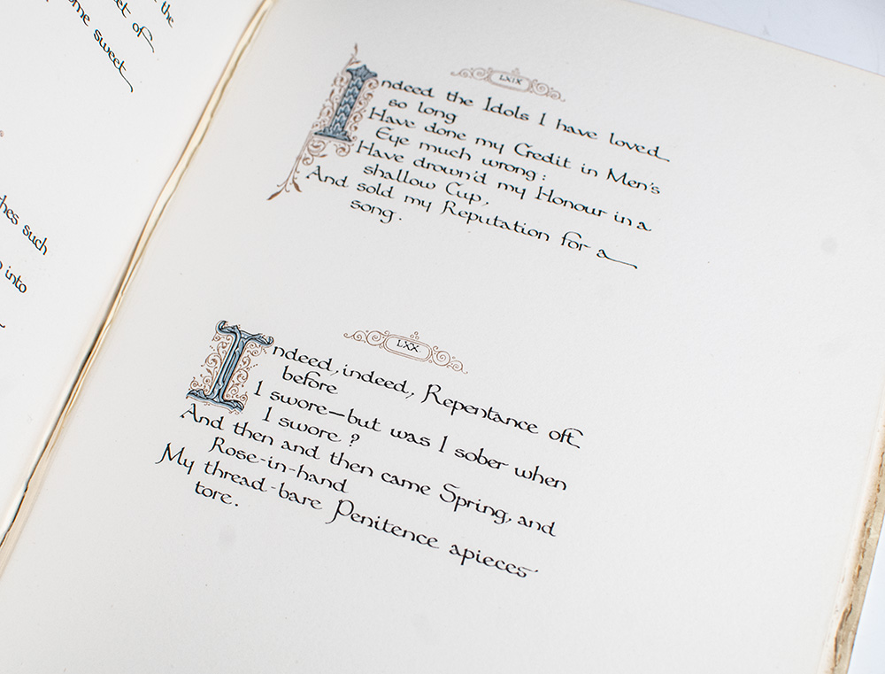 Rubaiyat of Omar Khayyam.
