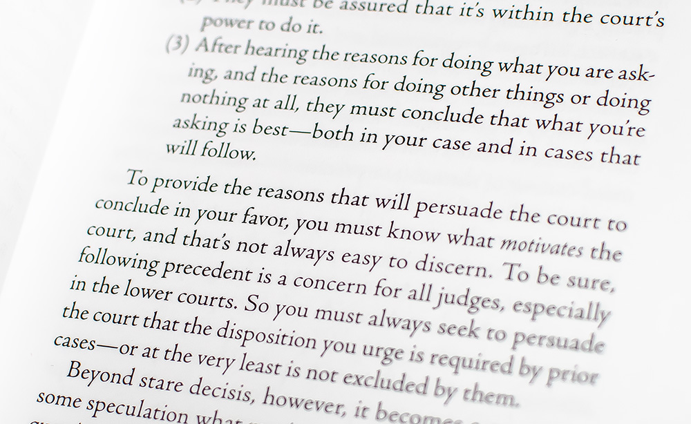 Making Your Case: The Art of Persuading Judges.
