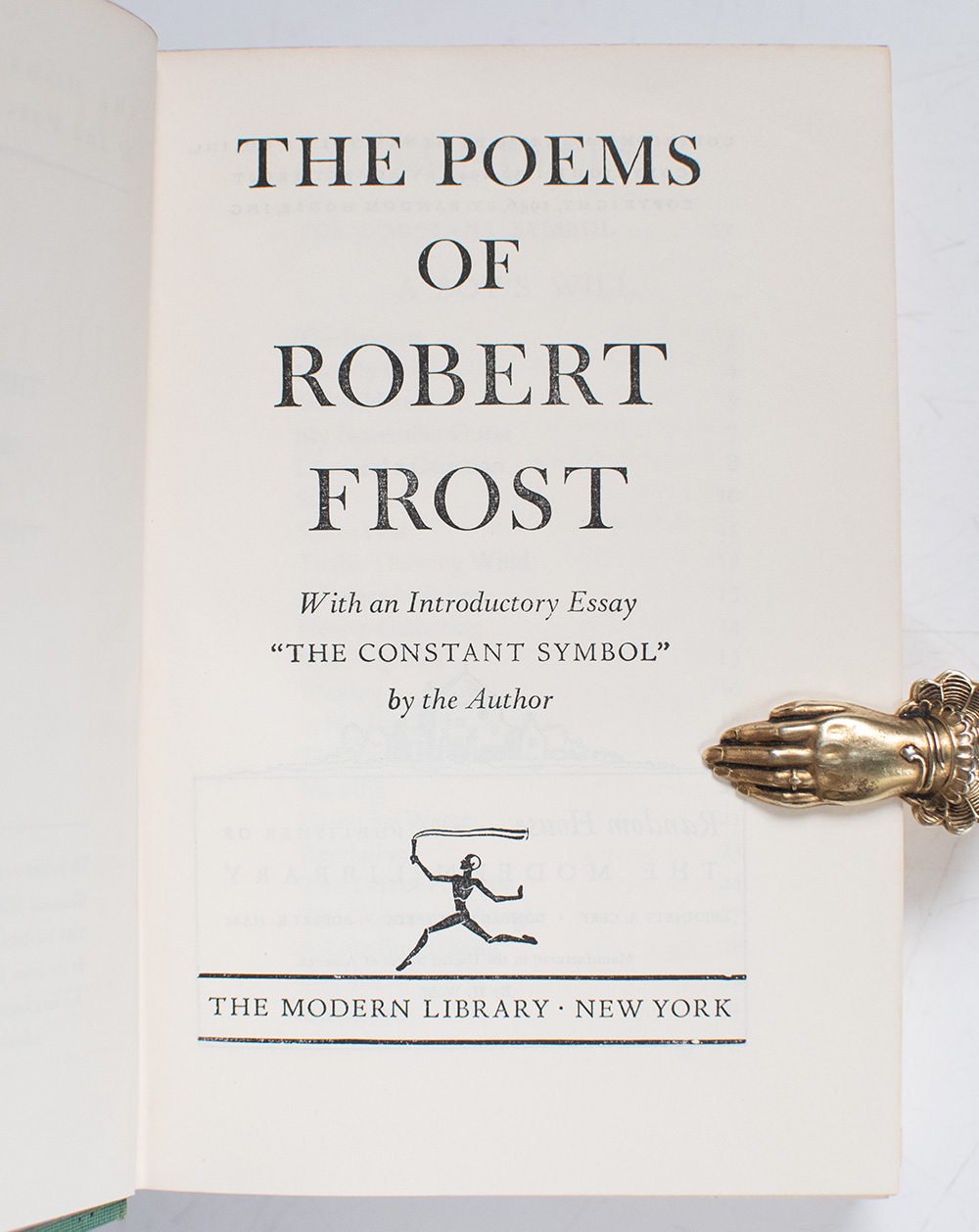 Poems of Robert Frost.