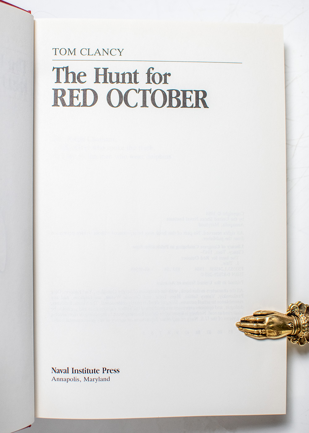 The Hunt For Red October.
